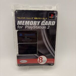 PS2 Memory Card 8MB KEMCO KMC10J Gray Sony PlayStation 2 Made in Japan